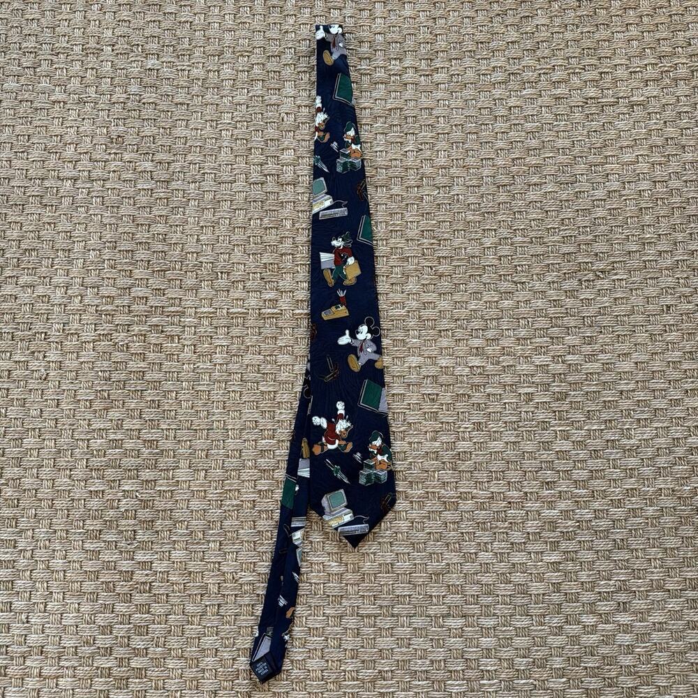 Vintage Mickey Unlimited 80s/90s Disney Mickey Mouse Work Neck Tie